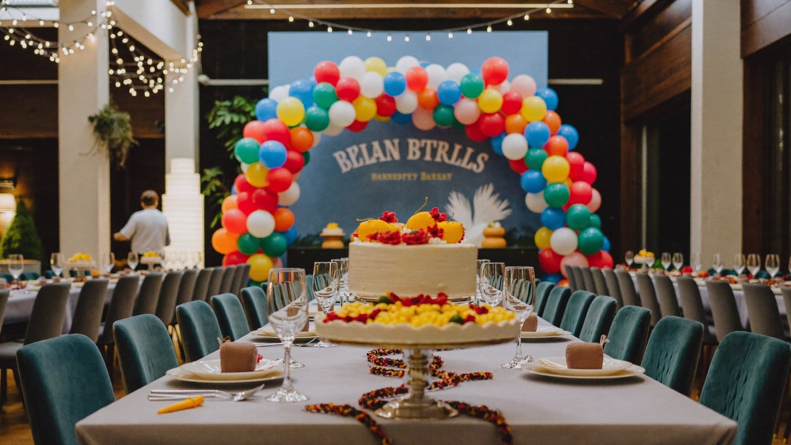 Decorated birthday party venue in the SF Bay Area
