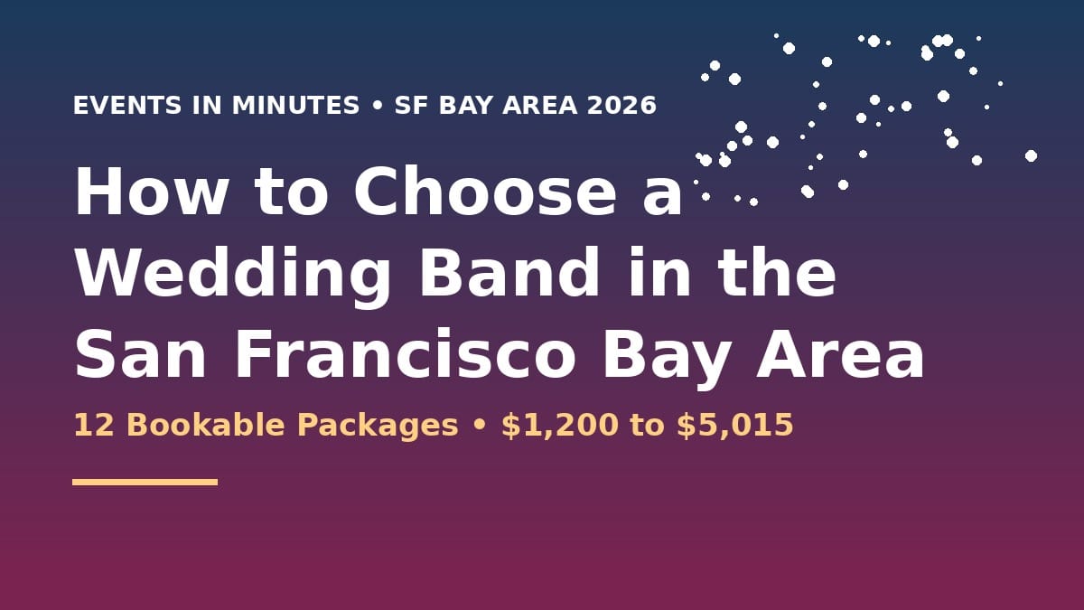 How to Choose a Wedding Band in the San Francisco Bay Area