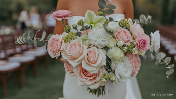 Bridal bouquet from a SF Bay Area wedding florist